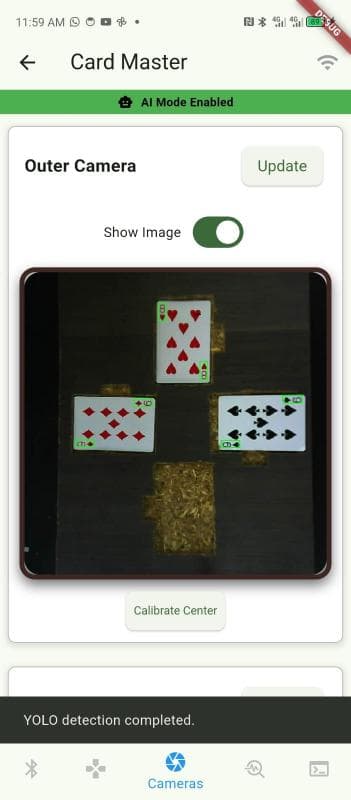 CardMaster project screenshot from LinkedIn